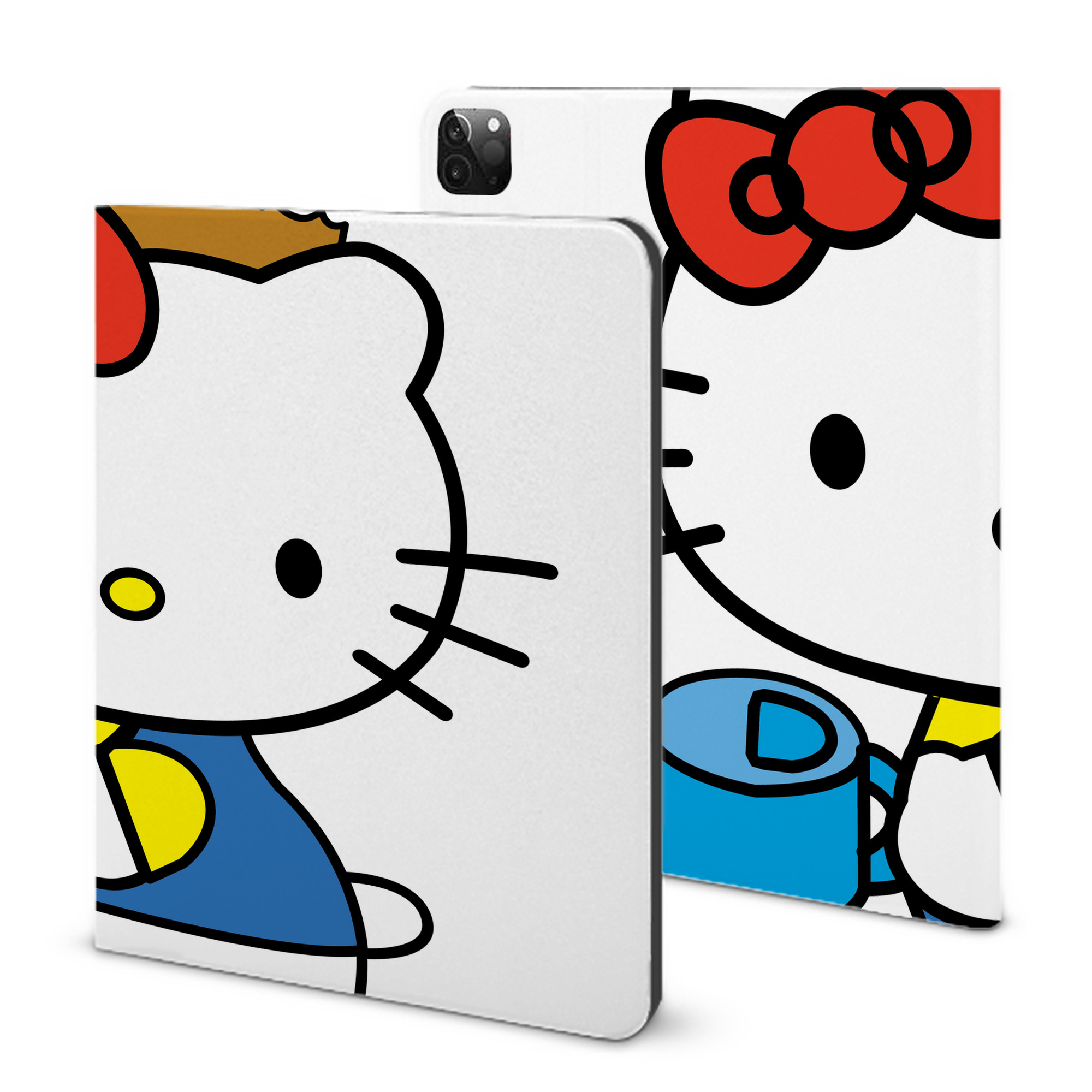 （画像用） Hello Kitty ハローキティ IPadケース ペンホルダー付き ブックスタイルデザイン